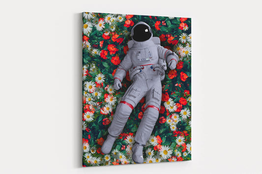 "Astronaut In Nature" Custom Canvas
